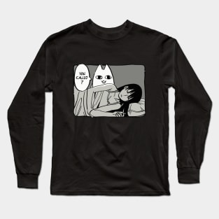 I draw sakaki dreaming of chiyo's dad / funny azumanga daioh manga panel Long Sleeve T-Shirt